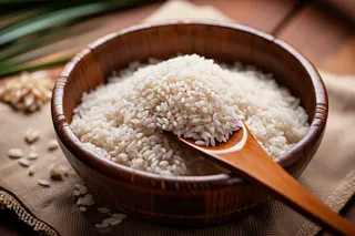 大米米饭粮食摄影图