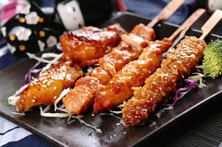 美味肉串烧烤图片