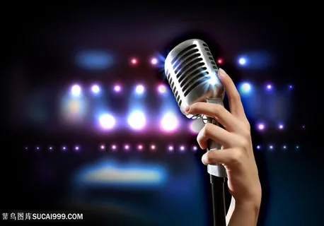 演唱会拿着麦克风的手高清图片