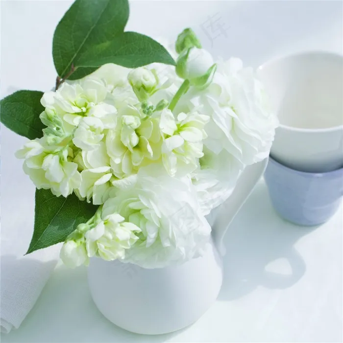 淡雅花卉背景