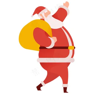 圣诞老人失量元素