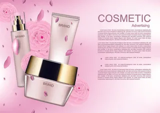 设计化妆品样品素材