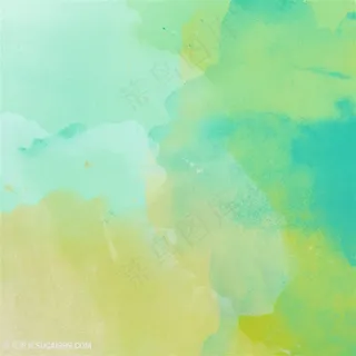 黄绿色墨迹背景图片