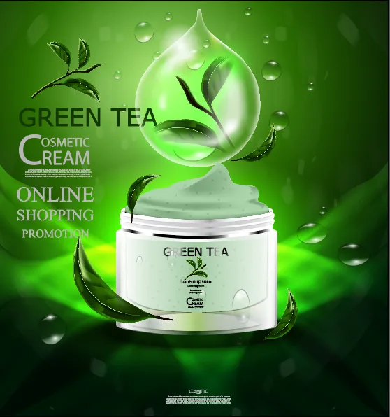 设计广告化妆品素材eps,ai矢量模版下载