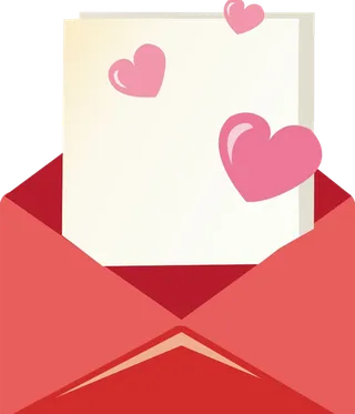 信件情书红色