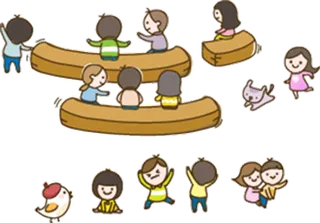 卡通 素材 人物 动画 插图