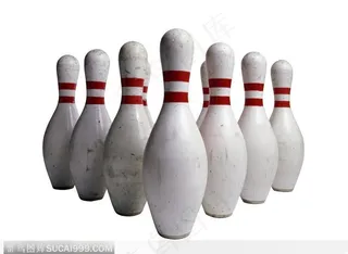 整齐的保龄球瓶子02