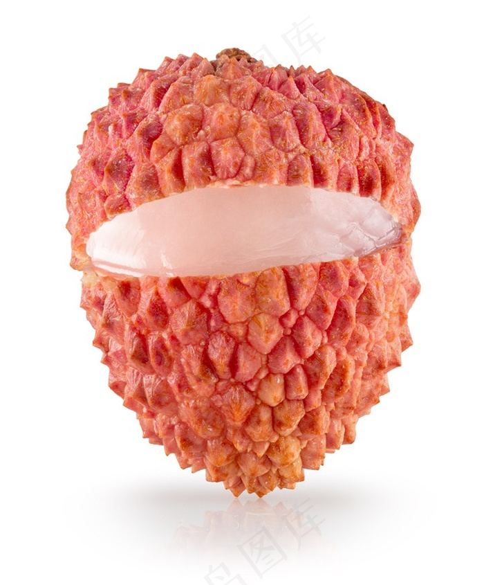 裂开的荔枝高清图片