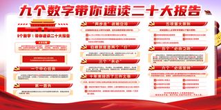 二十大宣传海报设计-