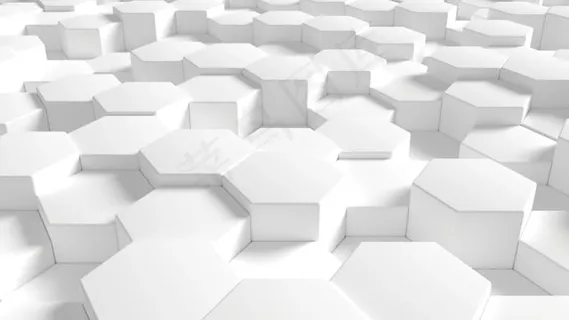 呈现, 移动, 设计, 几何学, 六边形, 背景, 网络