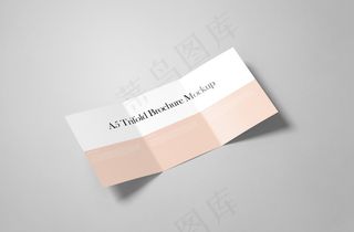 折页 样机  三折页 智能贴图 折页样机 三折页模板 三折页样机 