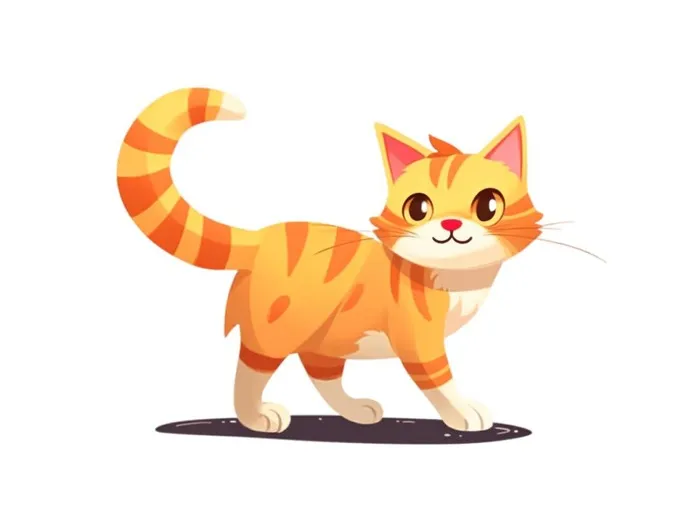 小猫动物元素插画(1264x944)