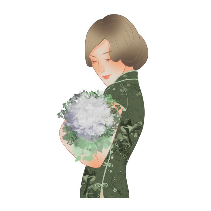 传统旗袍美女 (60)