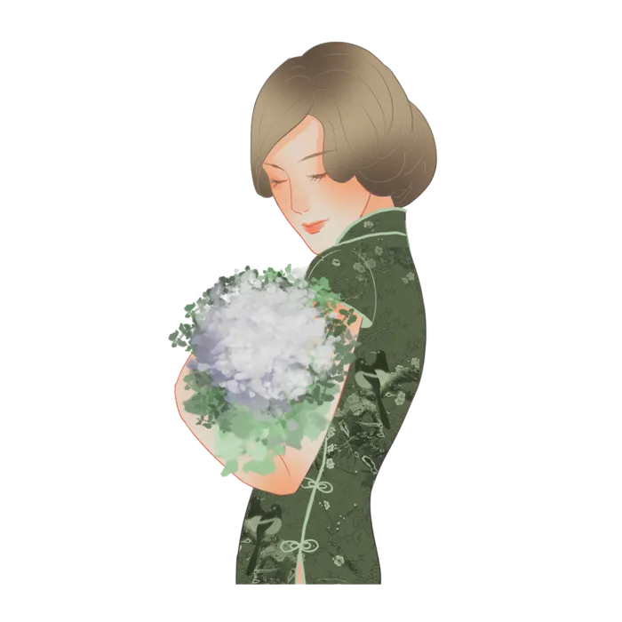 传统旗袍美女 (60)