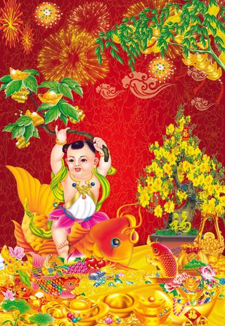 童子百年装饰风景