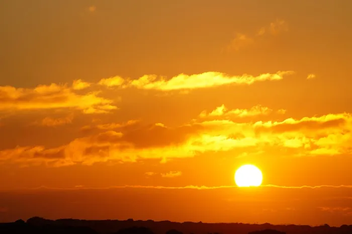 浪漫夕阳摄影