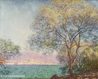 印象派莫奈风景油画图片