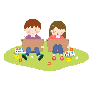 少儿兴趣班绘暑假画画写生