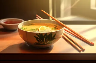 美味的面条美食卡通插画图