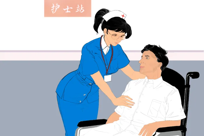 护士与患者PSD+优漫psd模版下载