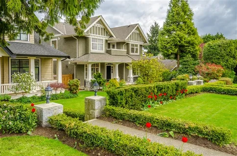 高档别墅群摄影图片