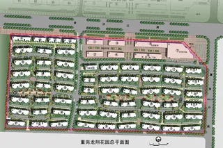 泗洪县青阳镇重岗龙翔花园总平图