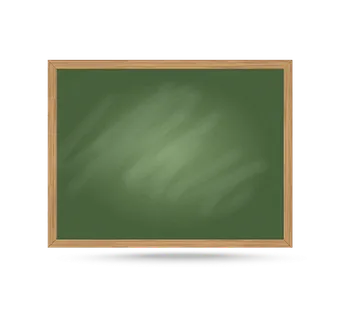 绿色写字板卡通少儿兴趣班素材