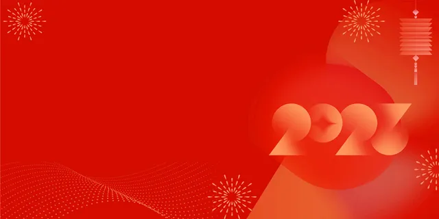 2023喜庆红色背景素材、春节背景素材