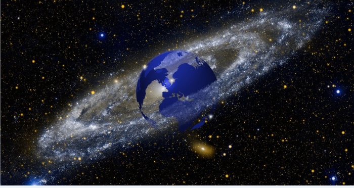 元宇宙世界天空风景背景墙