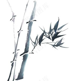 水墨竹子图片