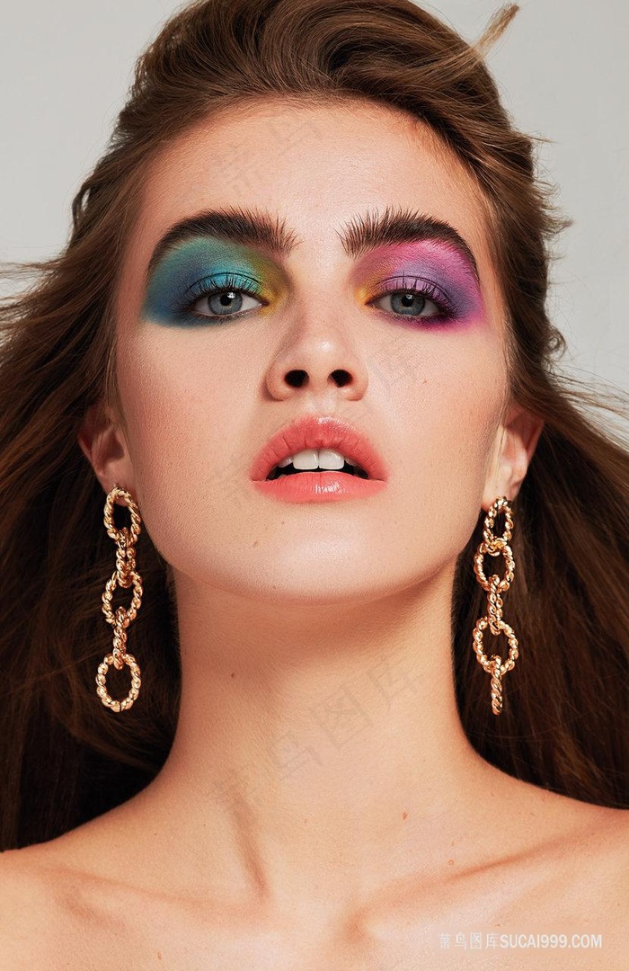 美妆化妆品模特