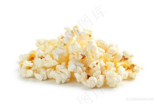 爆米花白底图