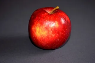 鲜红大苹果图片