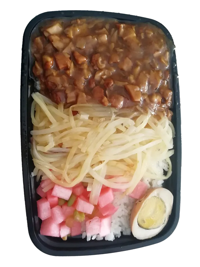 外卖卤肉饭套餐免抠摄影元素素材psd模版下载