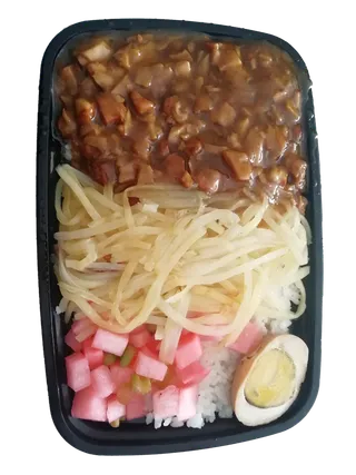 外卖卤肉饭套餐免抠摄影元素素材