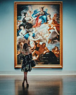 看画美女背影图片 看画美女背影图片