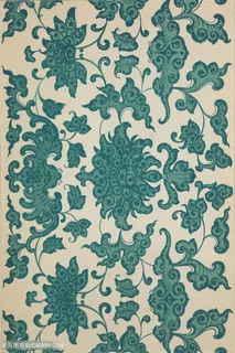 中式绿色植物传统纹样集锦中国风图片