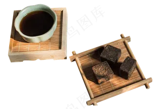 饮品摄影_养生保健古法黑糖