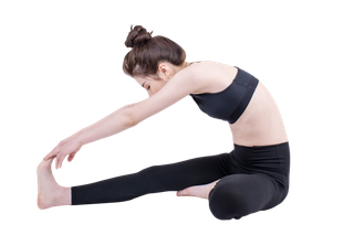 瑜伽人物免扣png