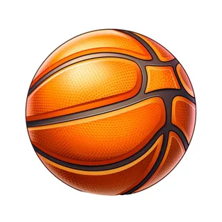 卡通篮球元素