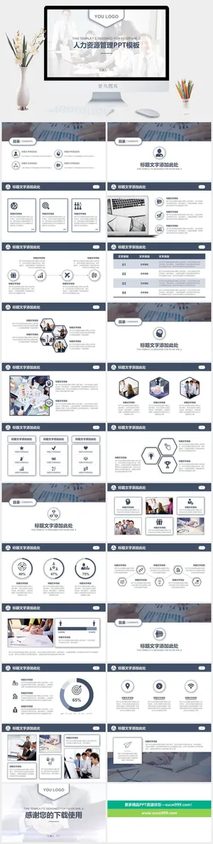人力资源汇报PPT模板