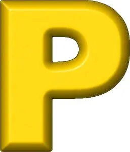 字母P PNG免抠(257x300)