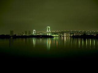 高清唯美海滨城市夜景