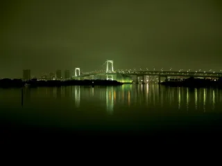 高清唯美海滨城市夜景