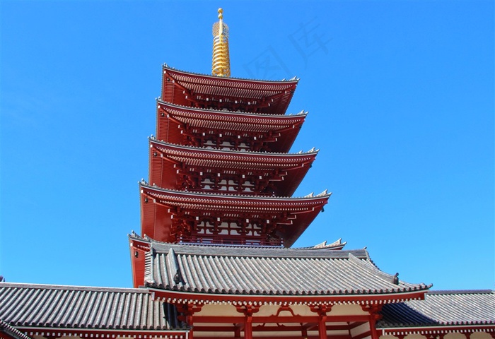 日本浅草寺建筑图片