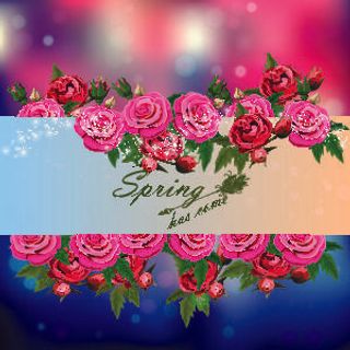 欢迎春天到花开风景