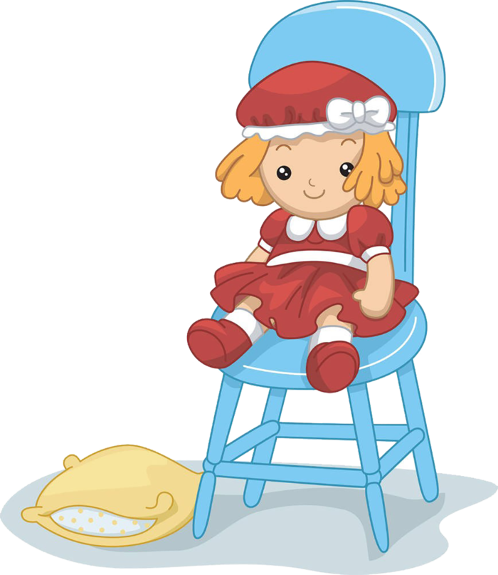 女孩座椅卡通