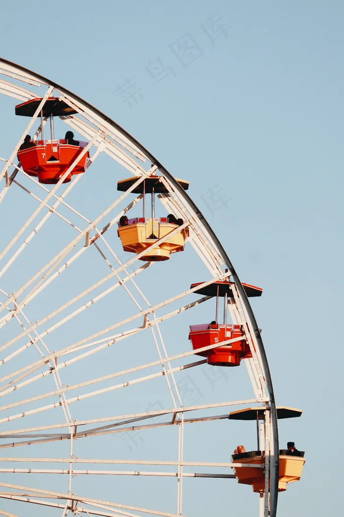 高清摩天轮局部图片
