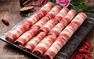 肥牛卷牛肉卷火锅食材