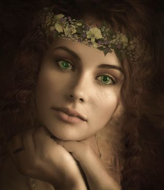 冷淡风美女头像图片